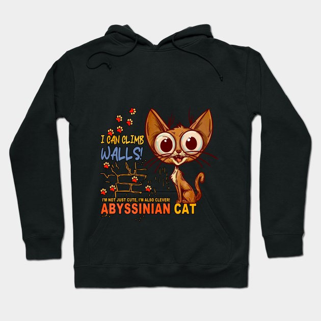 Abyssinian Cat Paws Hoodie by Deep Box